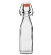 Swing Top Square Glass Bottles by Bormioli Rocco